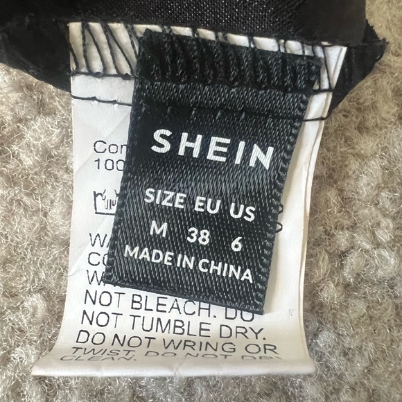 Shein Leopard Print Rhinestone Strap Satin Cami Romper - Picture 8 of 8